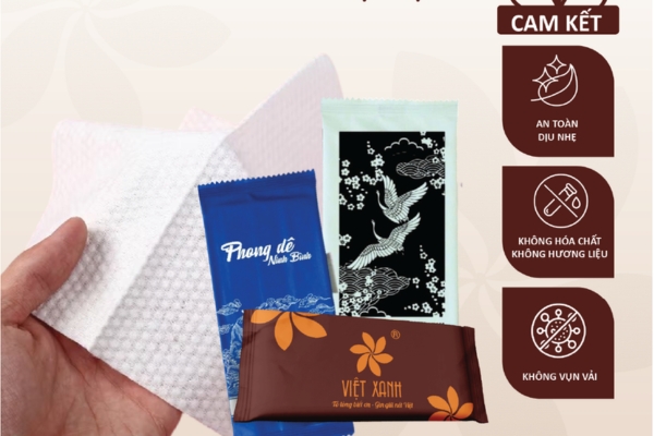 Vì sao khăn ướt Việt Xanh lại nổi bật hơn các dòng khăn khác