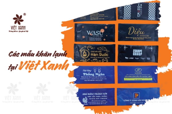 các mẫu khăn lạnh tại Việt Xanh 