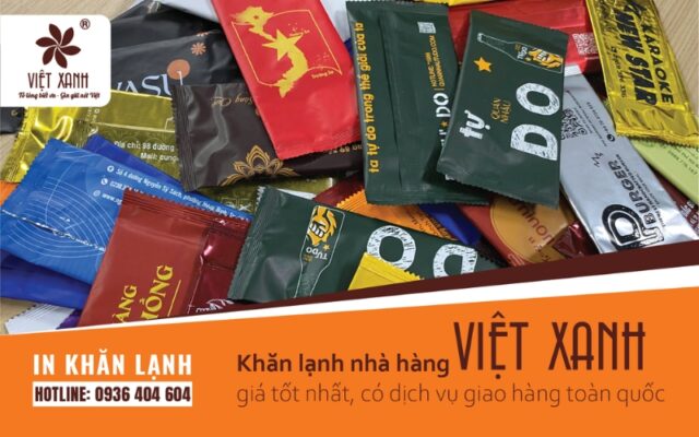 mua khăn lạnh giá rẻ tại Việt Xanh