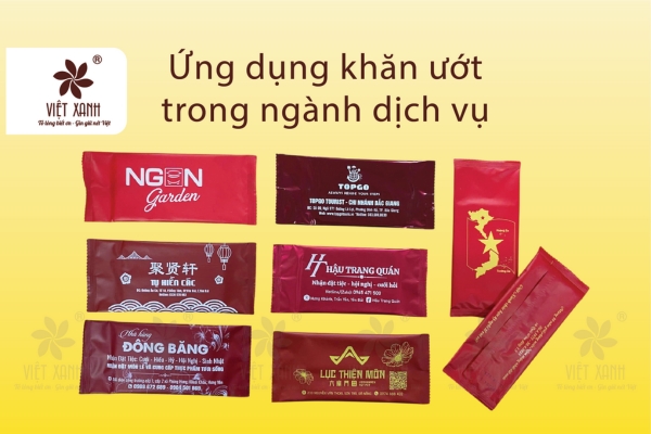 Ứng dụng của khăn ướt trong ngành dịch vụ