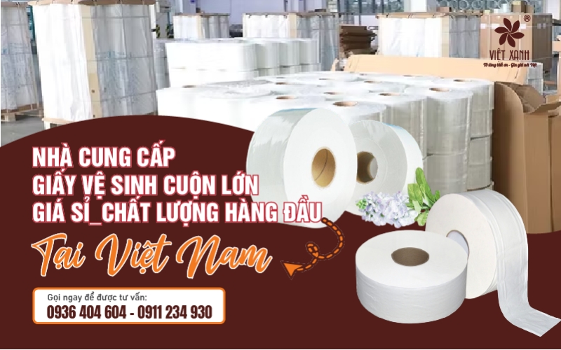 giay vệ sinh cuộn lớn
