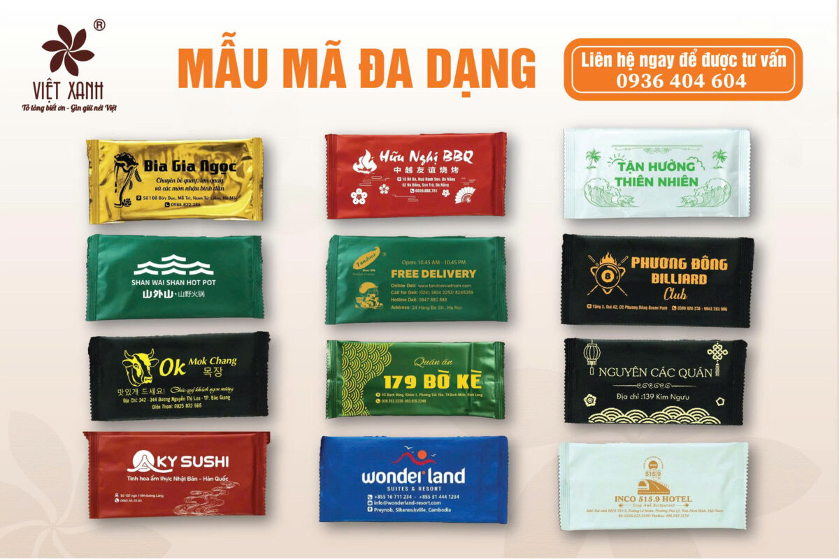 Một số mẫu khăn tại Việt Xanh3