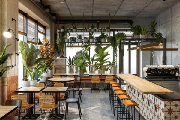 Thiết kế quán bắt mắt, tạo dấu ấn riêng