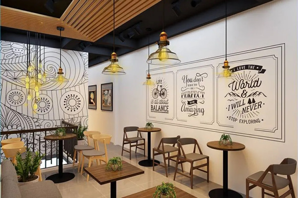 Thiết kế không gian quán phù hợp với giới trẻ
