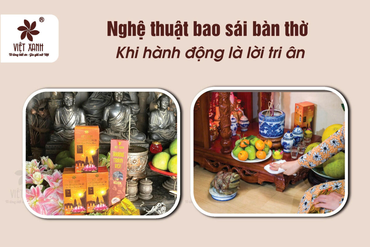 Nghệ thuật bao sái bàn thờ - Khi hành động là lời tri ân