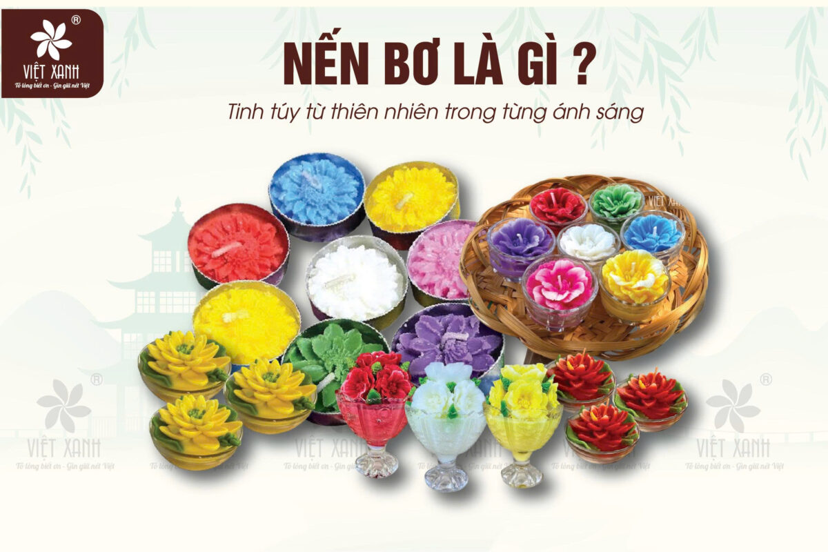 Nến bơ là gì - Tinh túy từ thiên nhiên trong từng ánh sáng