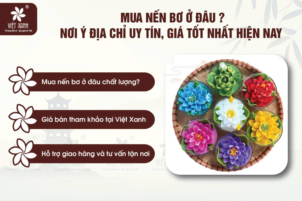 Mua nến bơ ở đâu - Gợi ý địa chỉ uy tín, giá tốt nhất hiện nay