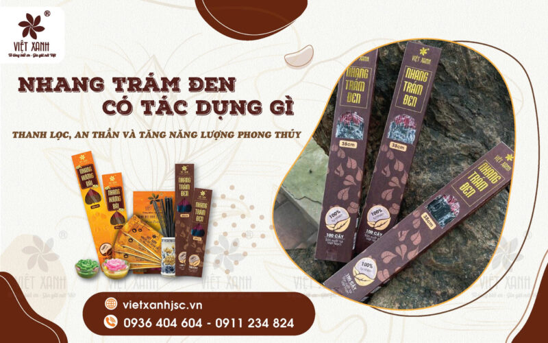nhang trám đen có tác dụng gì