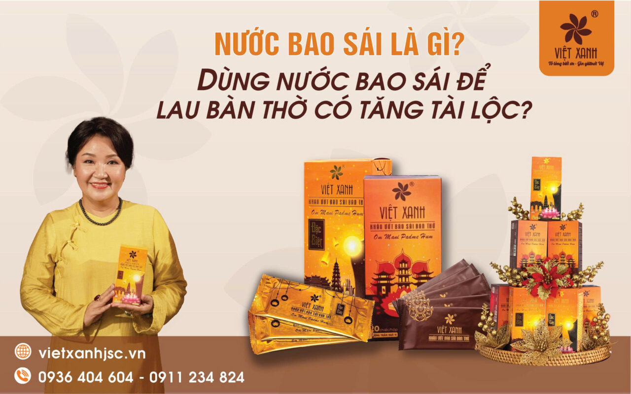 Nước bao sái là gì? Dùng nước bao sái để lau bàn thờ có tăng tài lộc?