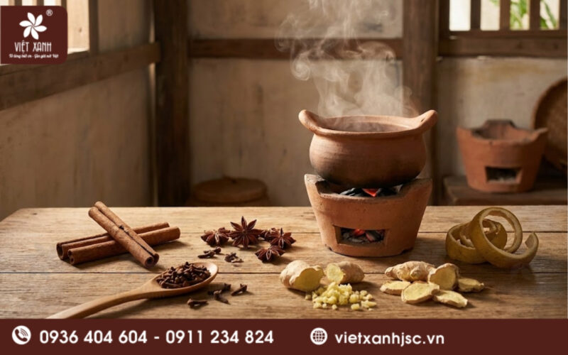 nước ngũ vị hương gồm những gì