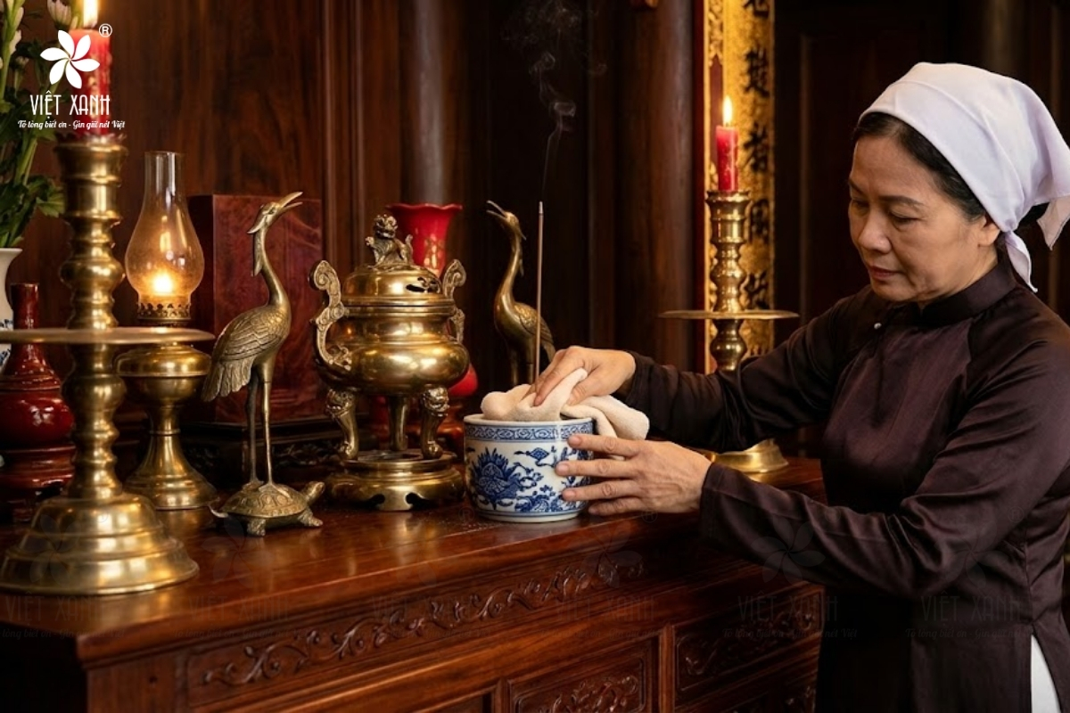 Tại sao cần có văn khấn bao sái bát hương?