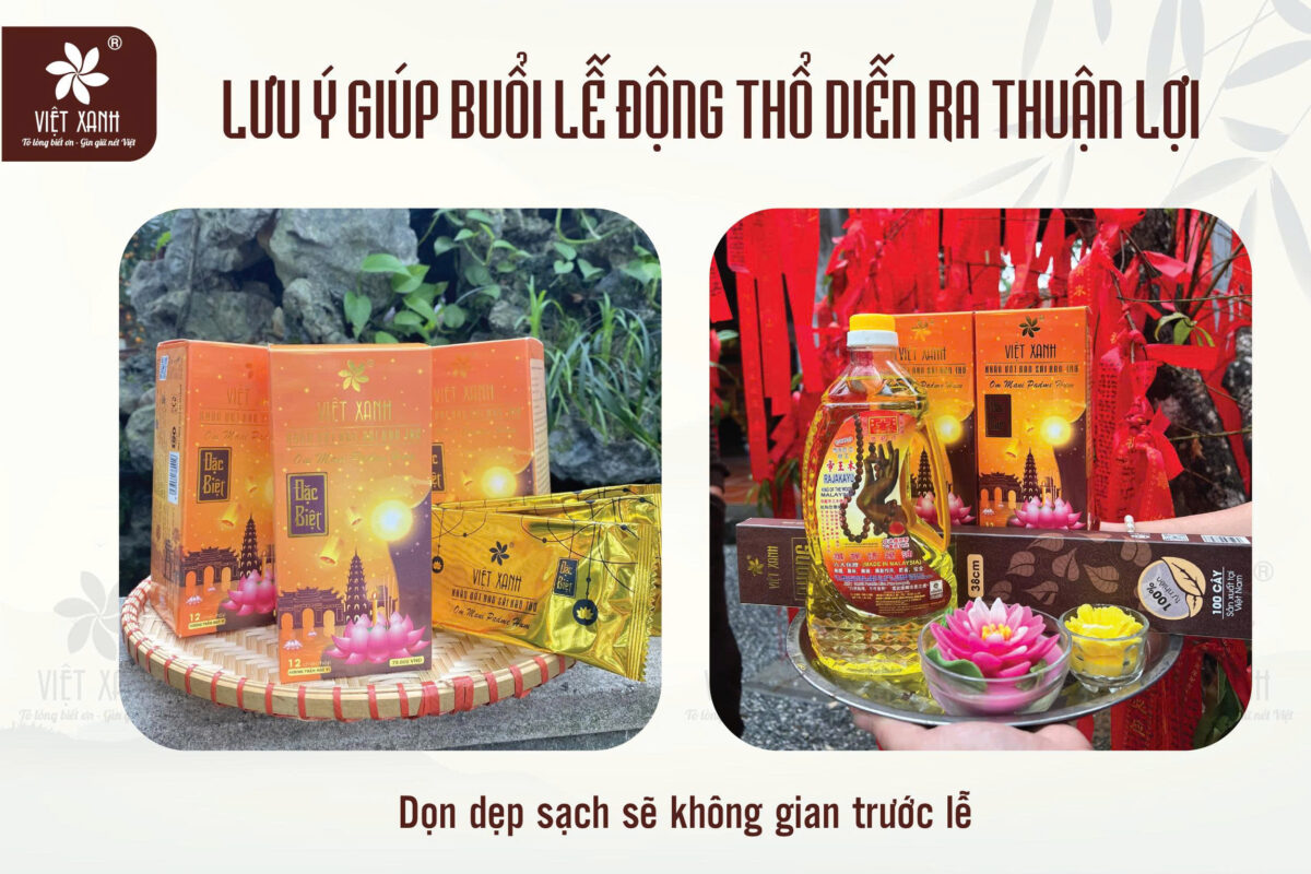 Lưu ý giúp buổi lễ động thổ diễn ra thuận lợi