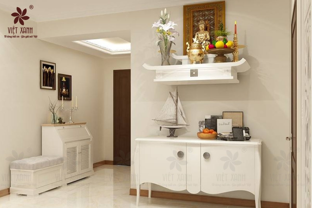 Cách chọn vị trí treo bàn thờ trong nhà