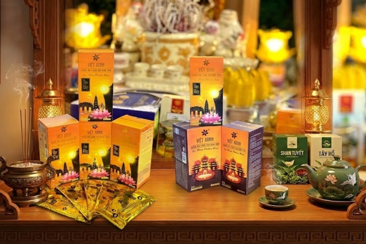 Khăn ướt bao sái ban thờ Việt Xanh - Món quà tâm linh