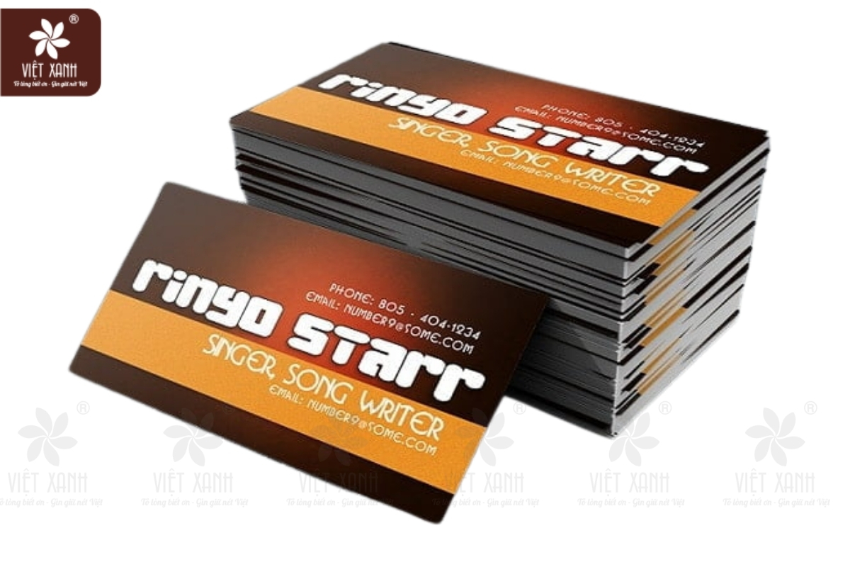 Các tiêu chuẩn thiết kế và in ấn card visit nhựa