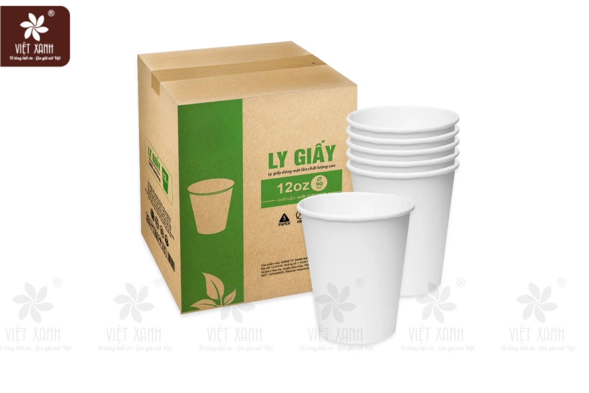 Ứng dụng và sự phổ biến của ly giấy 360ml trong ngành F&B