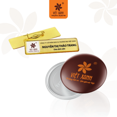 thẻ tên và huy hiệu