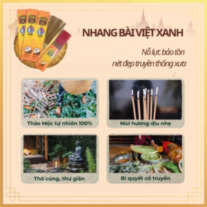 Nhang hương bài Việt Xanh