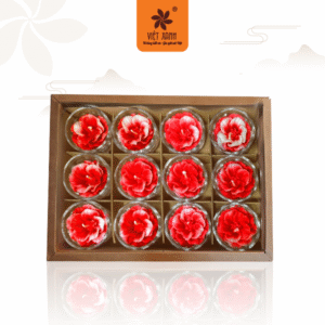 nến cốc hoa thái