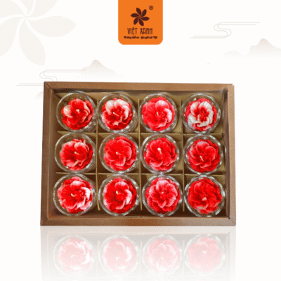 nến cốc hoa thái