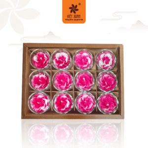 nến cốc hoa thái