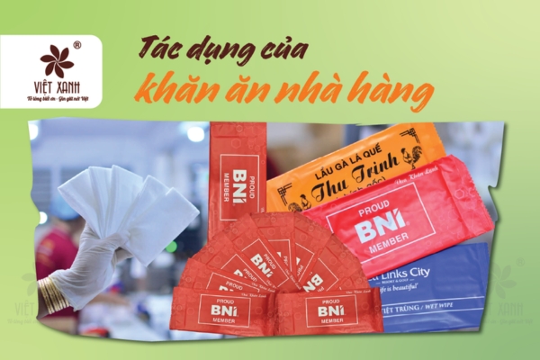 Tác dụng của khăn ăn nhà hàng