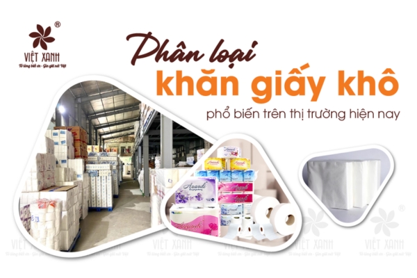 Phân loại khăn giấy khô phổ biến trên thị trường hiện nay