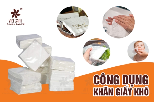 Công dụng khăn giấy khô