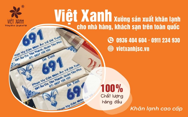 xưởng sản xuất khăn lạnh
