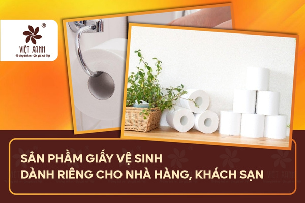 Sản phẩm giấy vệ sinh dành riêng cho nhà hàng, khách sạn tại Việt Xanh