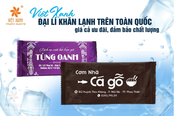 Việt Xanh - đại lý khăn lạnh cung cấp trên toàn quốc với giá cực kì ưu đãi, đảm bảo chất lượn