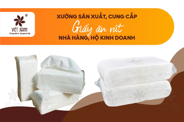 Xưởng sản xuất, cung cấp giấy ăn rút nhà hàng, hộ kinh doanh