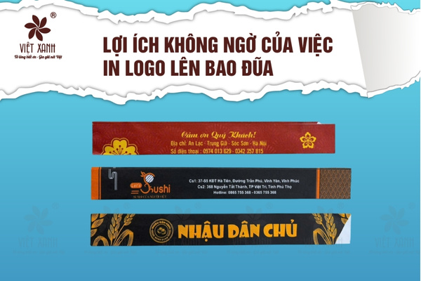 Lợi ích không ngờ của việc in logo lên bao đũa