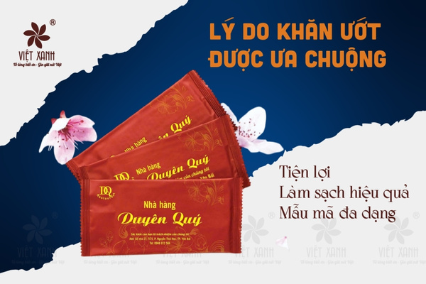 Lý do khăn ướt được ưu chuộng