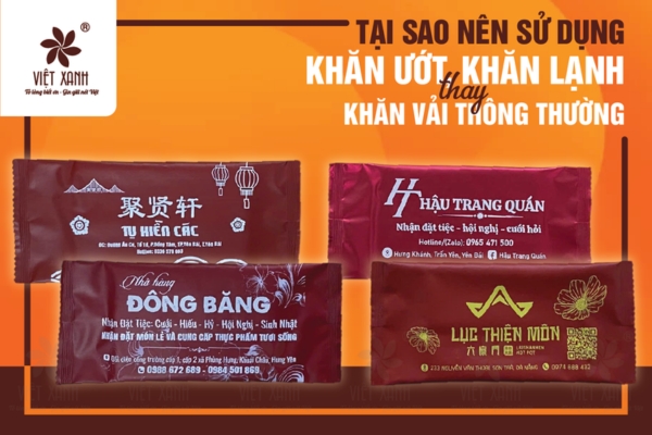 Tại sao nên sử dụng khăn ướt, khăn lạnh thay cho khăn vải thông thường