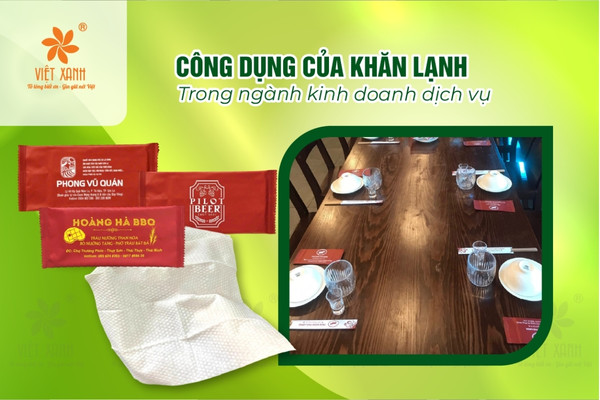 Công dụng của khăn lạnh trong ngành kinh doanh dịch vụ