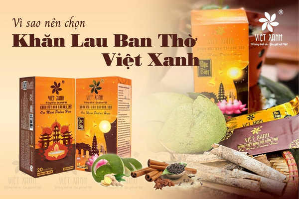 Vì sao nên chọn hăn giấy ướt bao sái lau ban thờ Việt Xanh