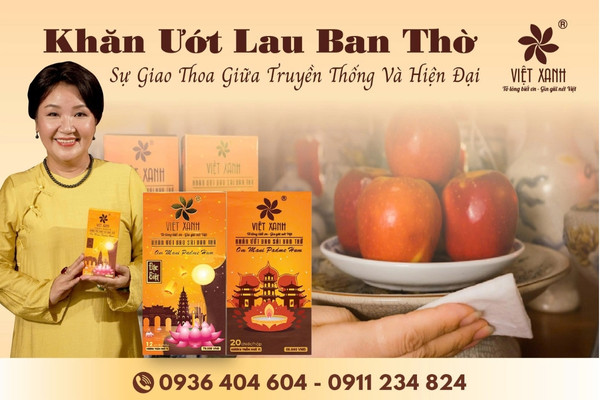 Khăn Ướt Lau Ban Thờ Việt Xanh - Sự Giao Thoa Giữa Truyền Thống Và Hiện Đại