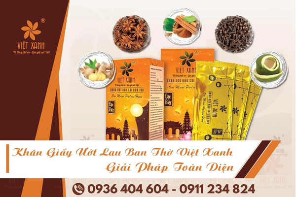 Khăn Giấy Ướt Lau Ban Thờ Việt Xanh - Giải Pháp Toàn Diện