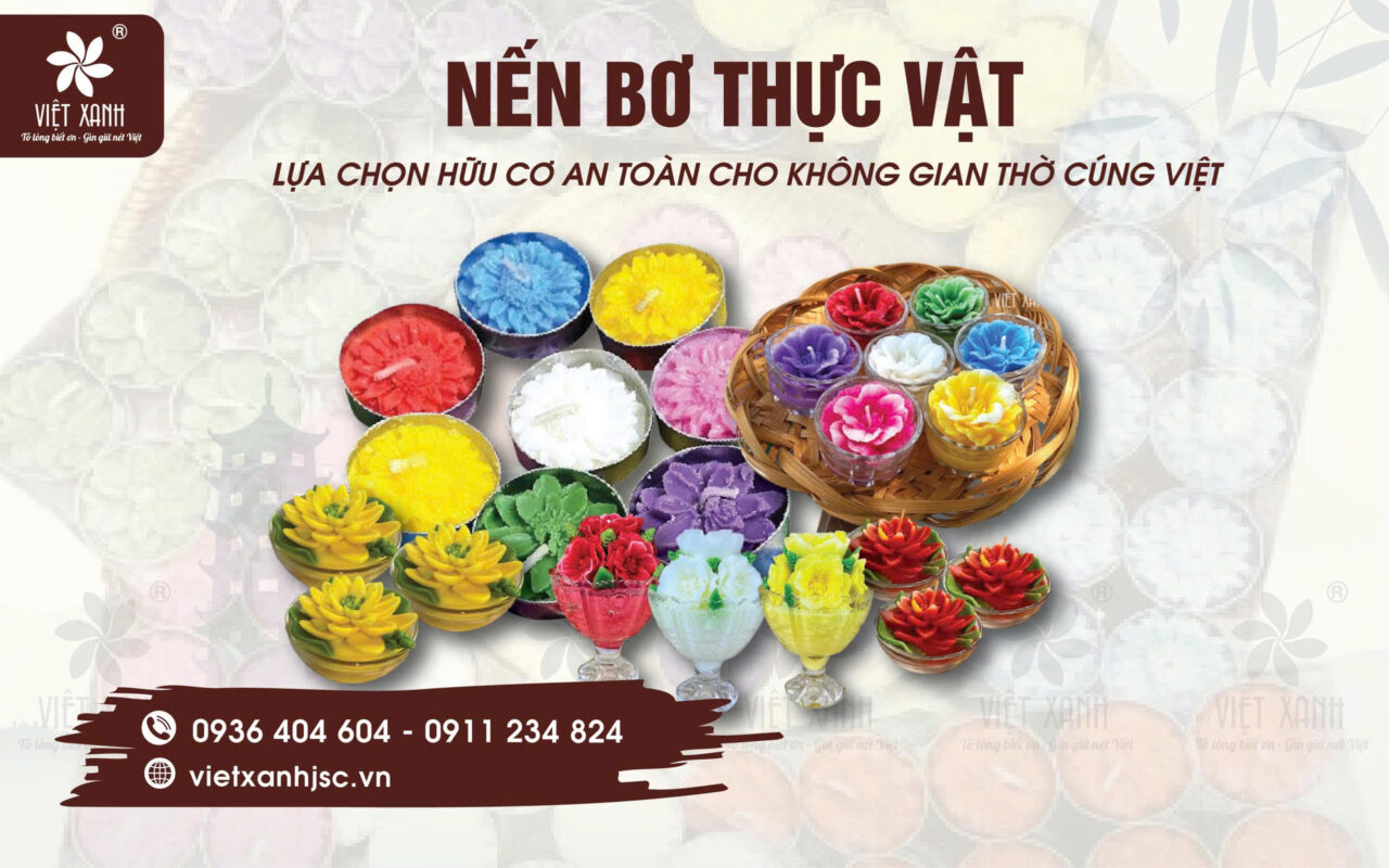 nến bơ thực vật