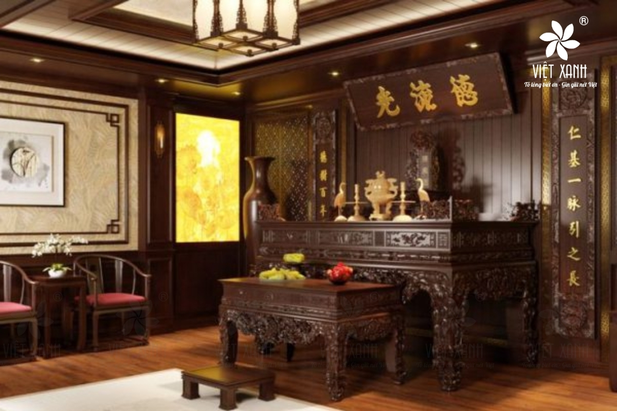 Những Lưu Ý Quan Trọng Khi Bố Trí Đặt Bàn Thờ Cho Mẫu Nhà 3 Tầng