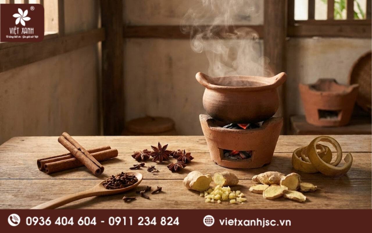 nước ngũ vị hương gồm những gì