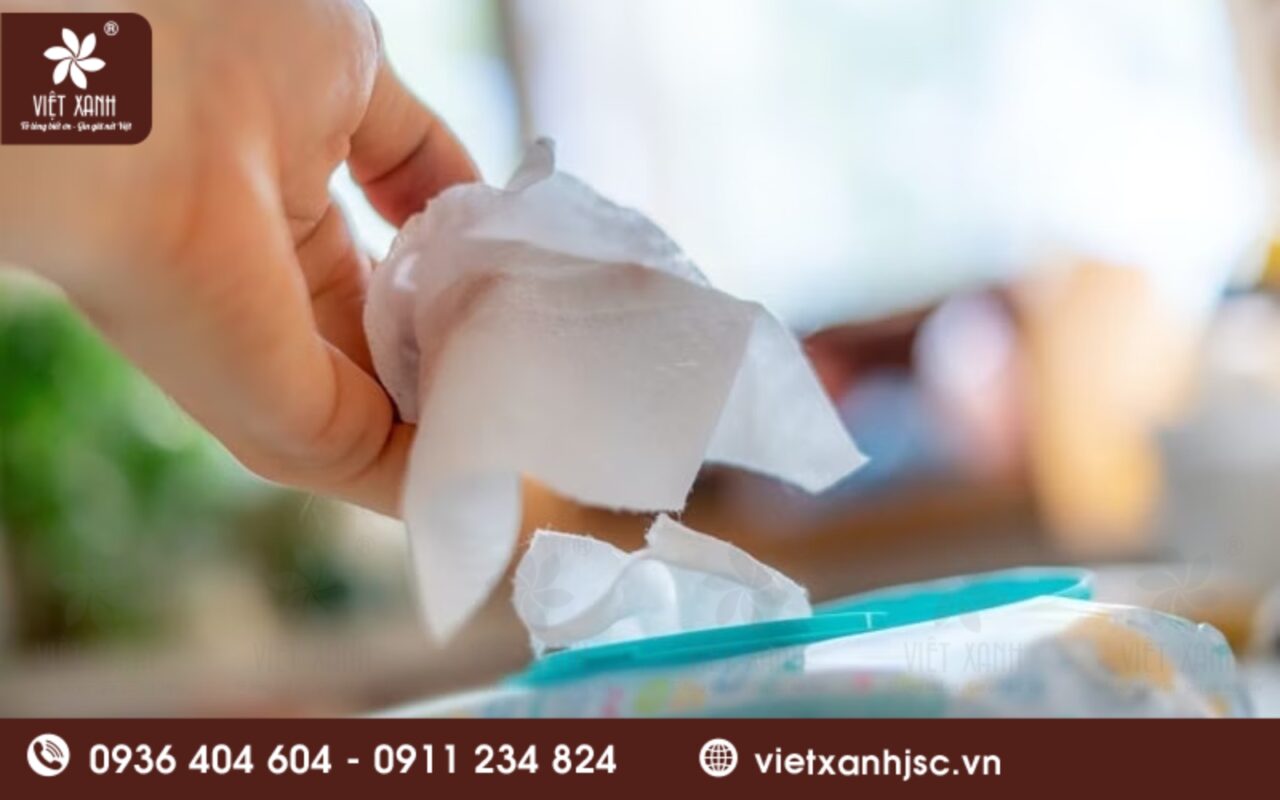 cách làm khăn giấy ướt