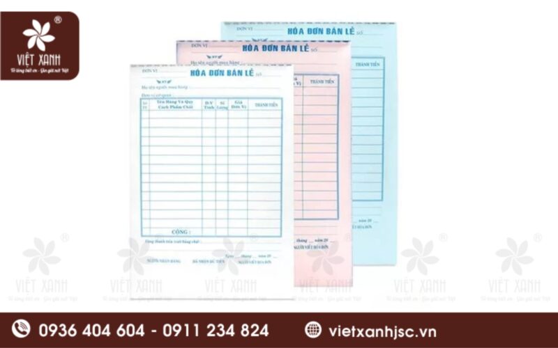 mẫu hóa đơn thanh toán nhà hàng