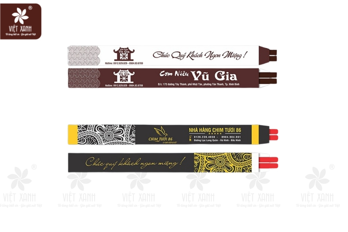 Tiêu chuẩn thiết kế và lựa chọn bao bì giấy đựng đũa chuẩn xịn