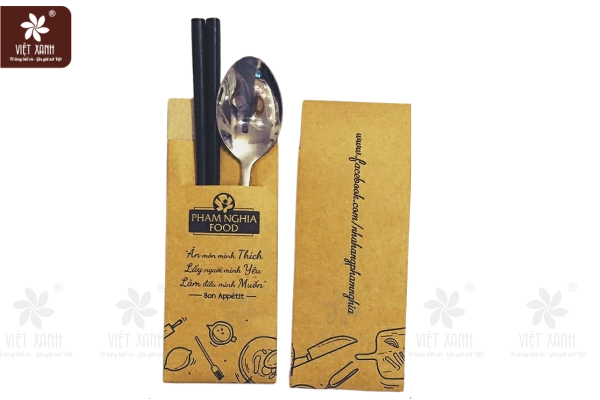 Giá trị chiến lược của bao giấy để muỗng đũa trong vận hành F&B