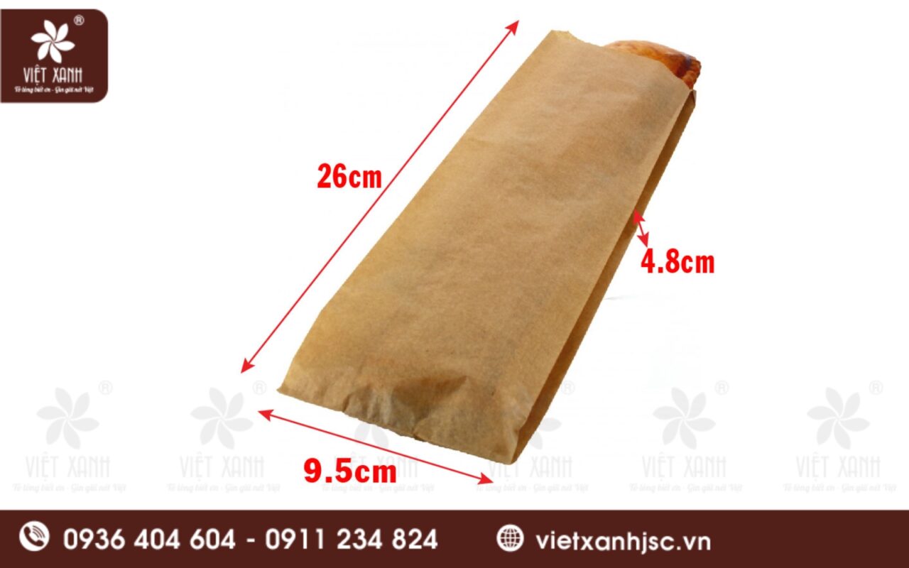 giấy kraft túi đựng bánh mì