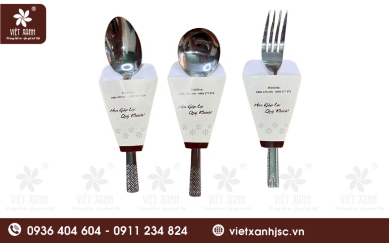 in bao giấy để muỗng đũa