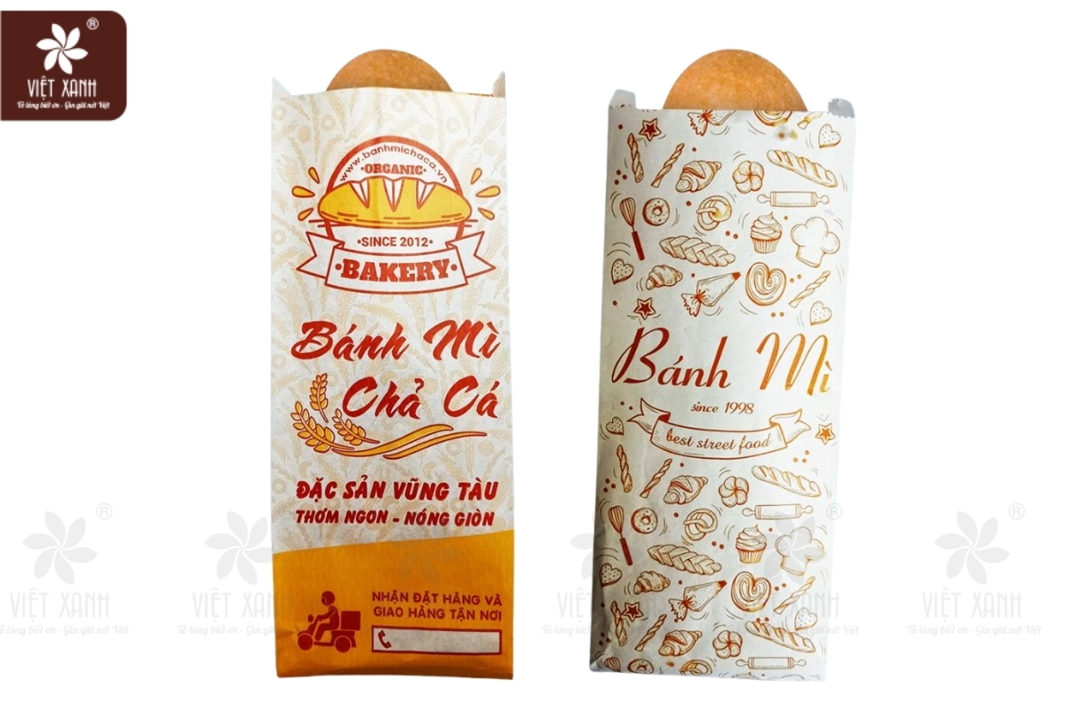 Mẫu bao bì bánh mì đẹp có tại Việt Xanh 3