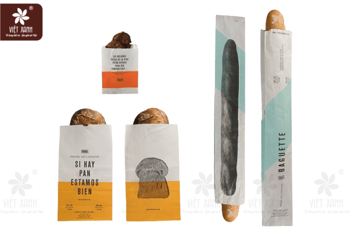 Mẫu bao bì bánh mì đẹp có tại Việt Xanh 4